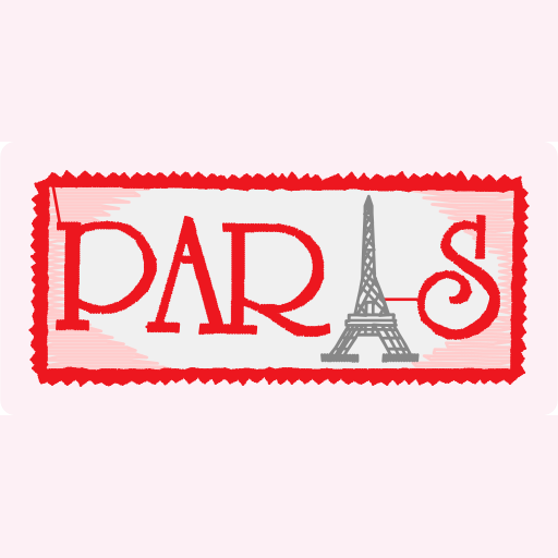 Paris Vintage Travel Tag preview