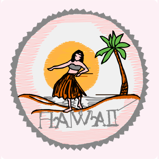 Hawaii Vintage Travel Badge preview