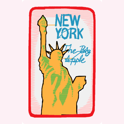 New York Vintage Travel Tag preview