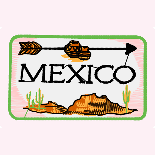 Mexico Vintage Travel Tag preview