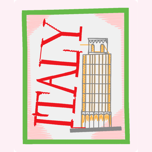 Italy Vintage Travel Tag preview