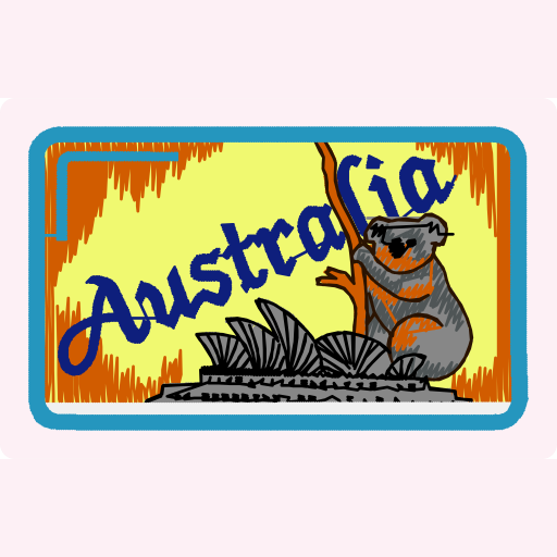 Australia Vintage Travel Tag preview