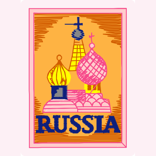 Russia Vintage Travel Tag preview