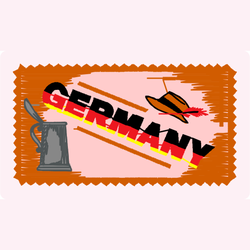 Germany Vintage Travel Tag preview