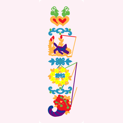 Traditional Floral Folk Border preview