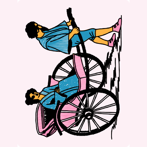 Traditional Rickshaw Scene preview