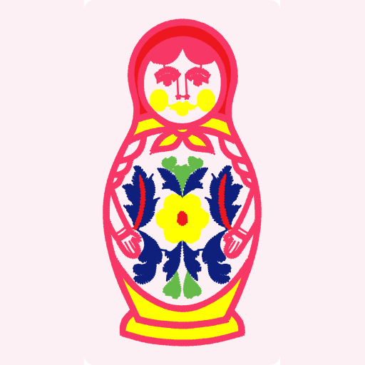 Floral Russian Matryoshka Doll preview