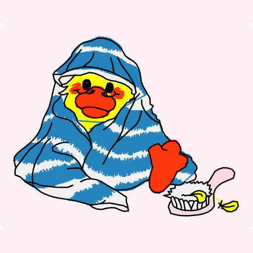Cute Baby Chick Wrapped in Blanket preview