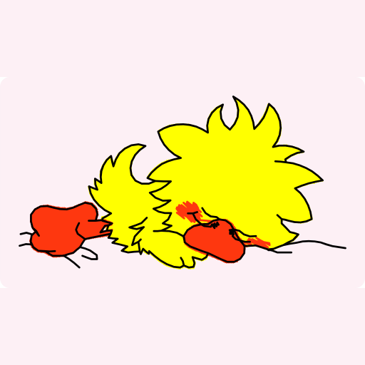 Sleeping Baby Chick preview