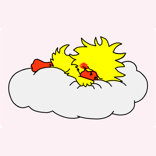 Sleeping Baby Chick on Cloud preview