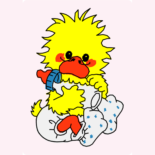 Cute Baby Chick with Teddy Blanket preview