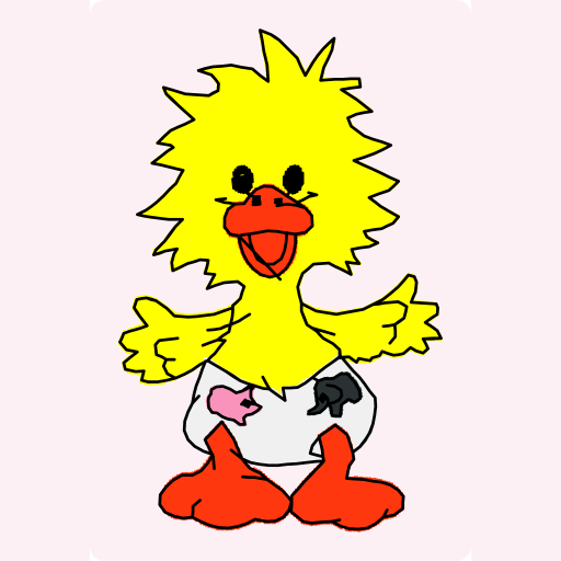 Happy Baby Chick in Eggshell preview