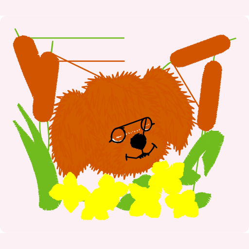 Cute Puppy Among Cattails preview