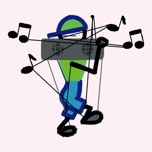 Happy Cartoon Violin Player preview