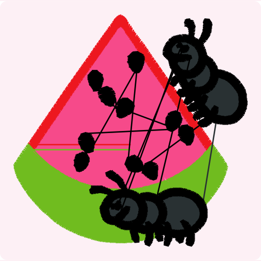 Cute Ants with Watermelon preview