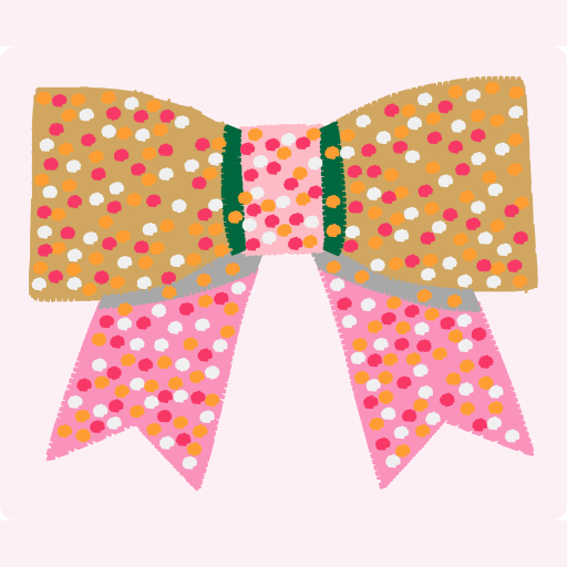 Rose Gold Glitter Hair Bow preview