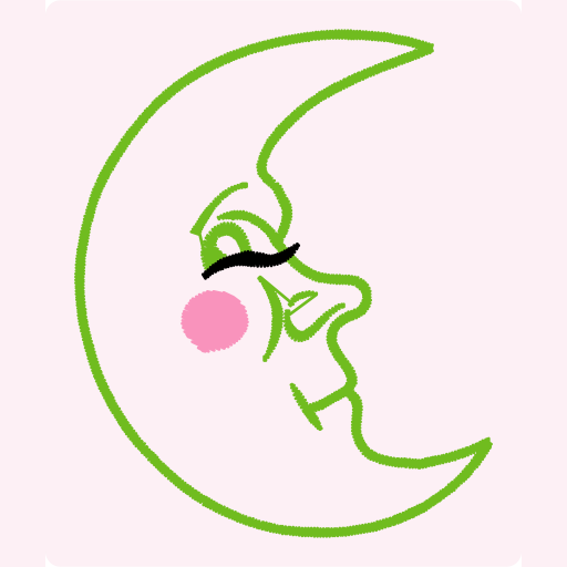 Sleeping Crescent Moon Face preview