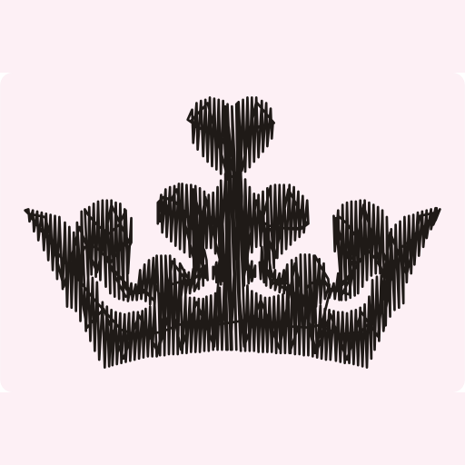 Dark Crown with Heart Finial preview