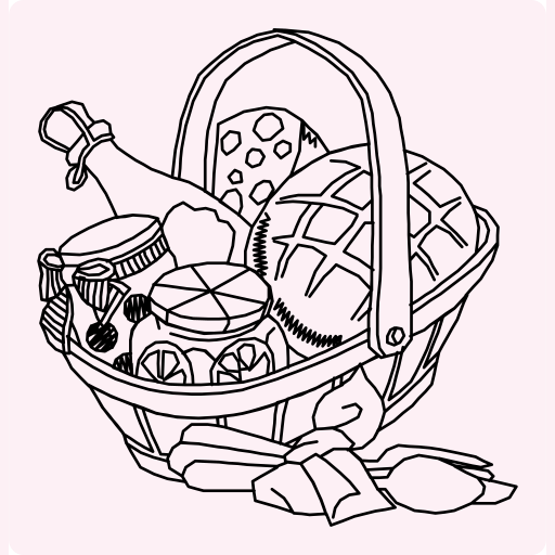 Delicate Floral Basket Embroidery preview