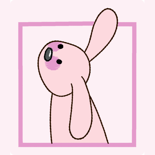 Tan Puppy Looking Up in Pink Frame preview